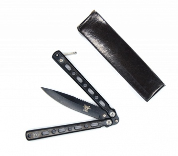 Нож туристический Патриот HT-141 "Бабочка" (лезвие 6,5 см, нож 16,5 см)