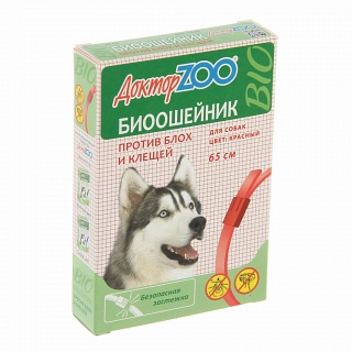 ДокторZOO БИОошейник для собак, 65 см, от блох и клещей