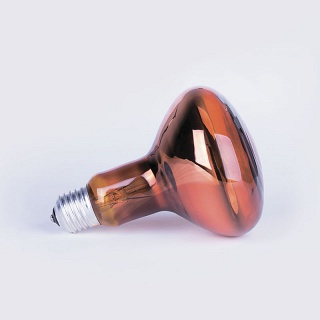 Лампа инфракрасная ИКЗК (100 Вт, красная) Е27, 220В