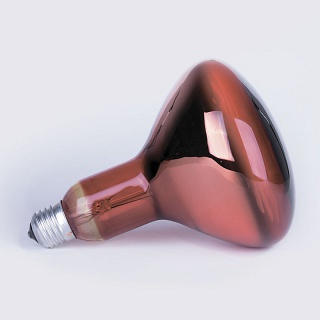 Лампа инфракрасная ИКЗК (150 Вт, красная) Е27, 220В