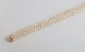 Шнур плетёный (Ø 7 мм, 1 МЕТР, б/с, ХБ, 16 пр.)