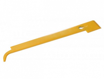 Стамеска - гвоздодер с козьей ножкой (280×35x3 мм) крашенная без ручки