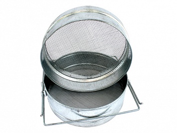 Фильтр для мёда (Ø 200 мм) оцинкованный, низкий, ровный