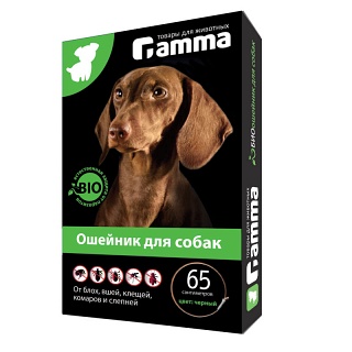 Gamma БИОошейник для собак, 65 см, от внешних паразитов