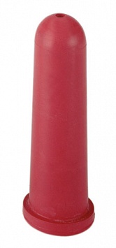 Соска для телят (100 мм, красная, О-образное отверстие 4 мм)