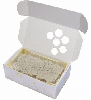 Упаковка "С медведем" для секционного мёда