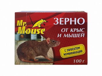 Mr.Mouse (100 гр) Зерновая приманка от грызунов