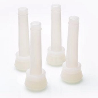 Сосковая резина короткая силиконовая для доильных аппаратов "Доюшка" (комплект 4 шт)
