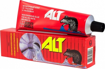ALT (135 гр) Нетоксичное клейкое средство от грызунов и насекомых
